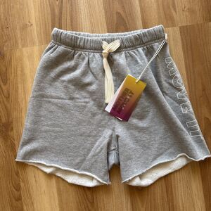 Mother The Bender Frayed Move Shorts Cotton High Rise Heather Gray XS $128